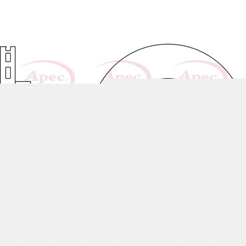 Apec Front Brake Disc DSK2837 – OE High Quality Precision Engineered Part