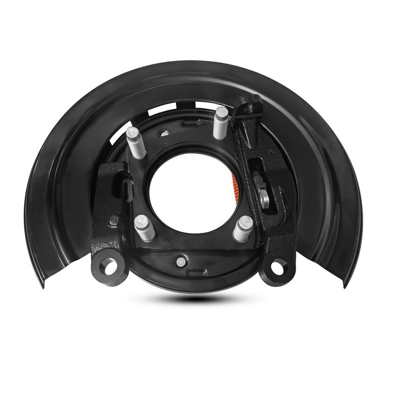 Set of 2 Rear LH or RH Parking Brake Assy Backing Plate for 1999-2004 Ford F-250 gallery