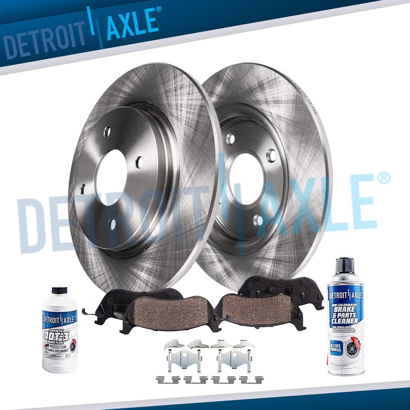 Rear Brake Rotors + Brake Pads for Hyundai Elantra Tiburon Brakes Rotor Pad Kit