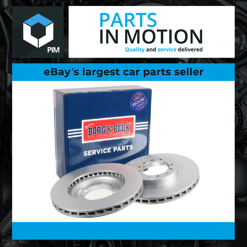 2x Brake Discs Pair Vented Front 276mm BBD5044 Borg & Beck Set MB518716 MB618716