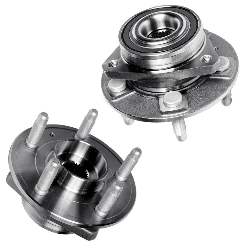 Front Rotors Brake Pads Wheel Hub Bearings for Buick LaCrosse Regal Sportback gallery