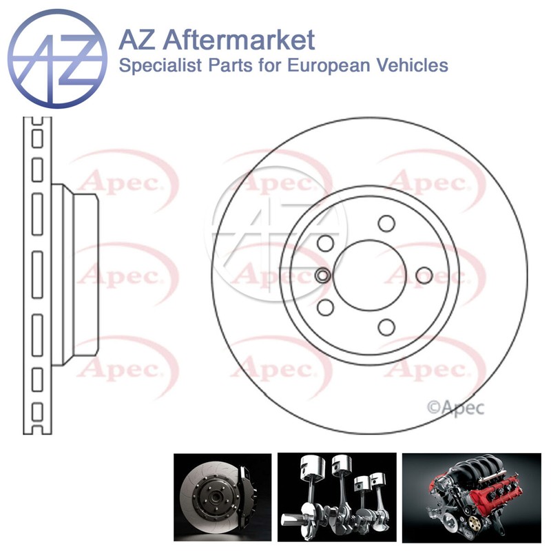 Fits BMW 7 Series 2001-2008 3.0 D 4.4 AZ Front Brake Disc 34116750267