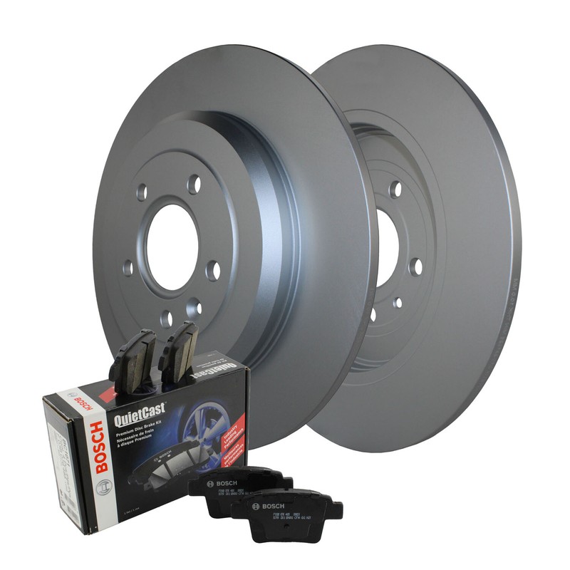 Rear Brake Kit 330mm Disc Akebono Ceramic Pad For Freestyle Taurus Montego Sable