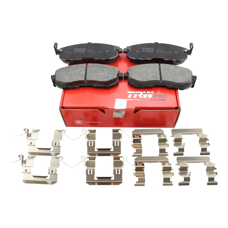 DuraGo Front Rotors TRW Pro Ceramic Disc Brake Pads Kit For Nissan Sentra SE-R gallery