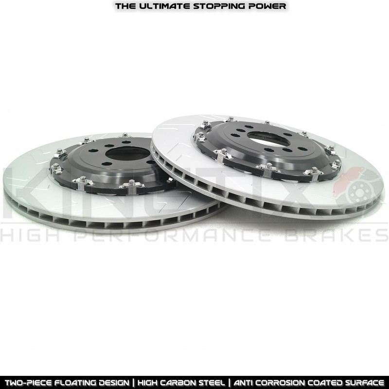 FOR BMW M5 (F10) 2011-2016 TWO PIECE FLOATING REAR BRAKE DISCS 396mm X 24mm PAIR gallery