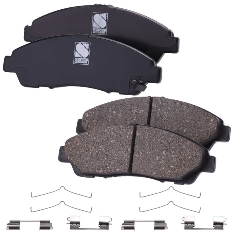 Front Ceramic Brake Pad Set For 2009-2020 Honda Pilot 2007-2020 Acura MDX