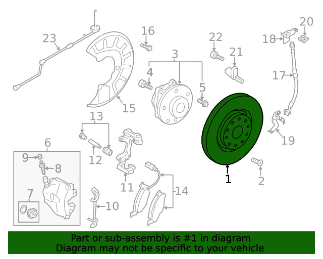 Genuine Rotor 561-615-301-B gallery