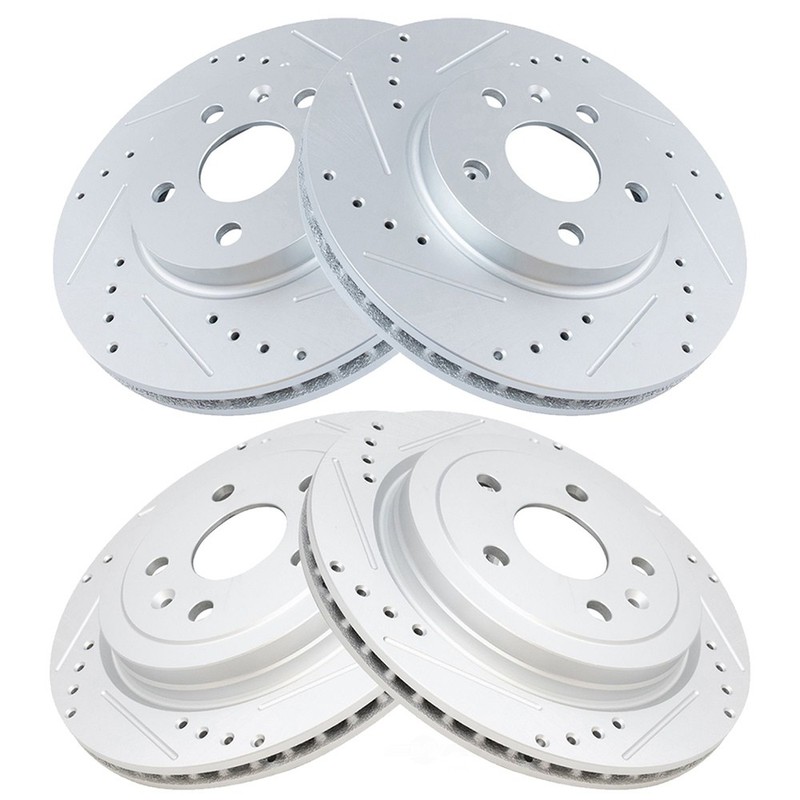 Disc Brake Rotor Set-Performance Performance 4 Piece Brake Rotor Set fits CTS