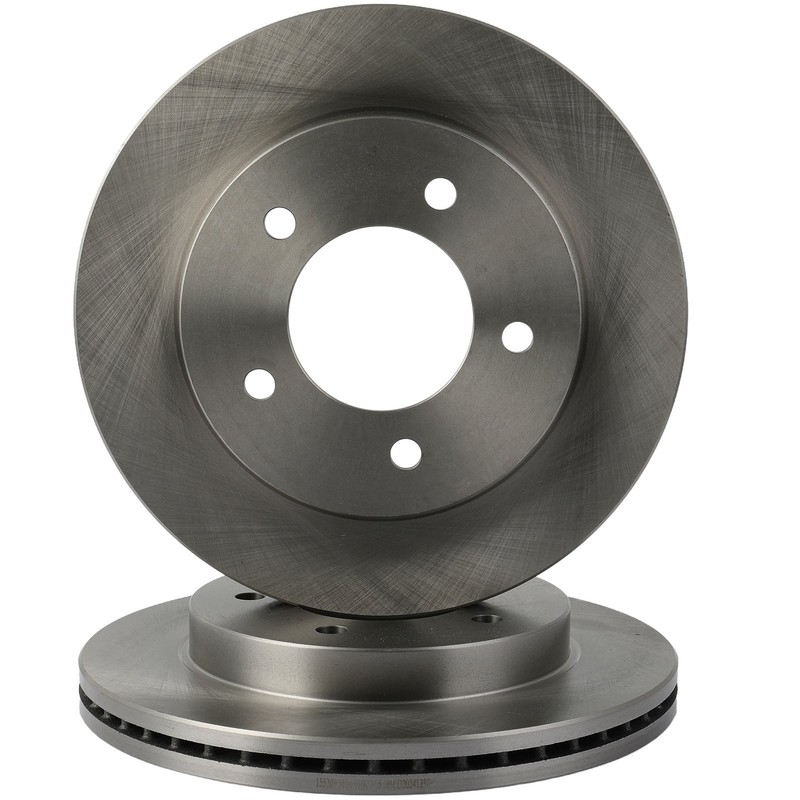 Front Brake Solid Rotors & Ceramic Pads Fits 2004 Ford F-150 4.6L 5.4L V8 4WD gallery