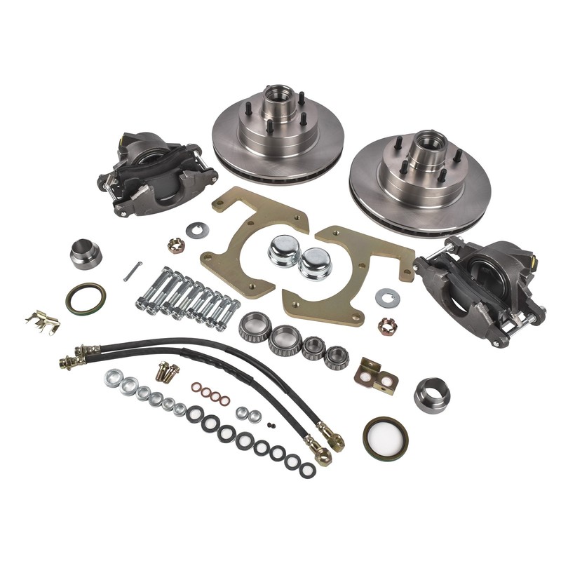 Front Disc Brake Conversion Kit Drilled/Slotted for Chevy 1/2 Ton Pickup 47-59 gallery
