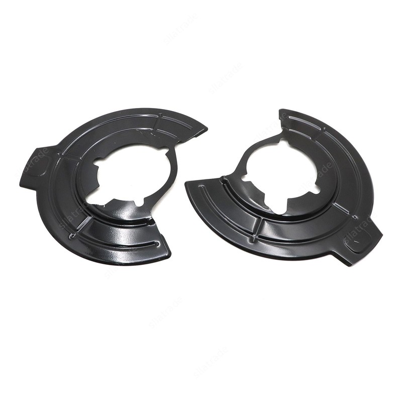 2Pcs Left & Right Side Fit For 2007-2018 Jeep Wrangler Black Brake Dust Shield gallery
