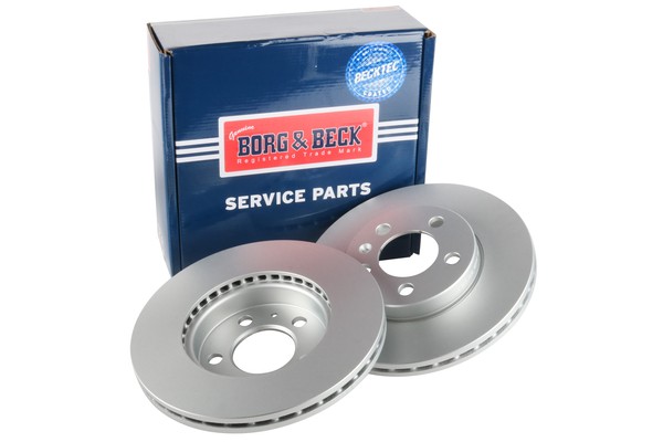 2x Brake Discs Pair Vented fits SEAT IBIZA KJ1 1.0 Front 2017 on 256mm Set B&B gallery