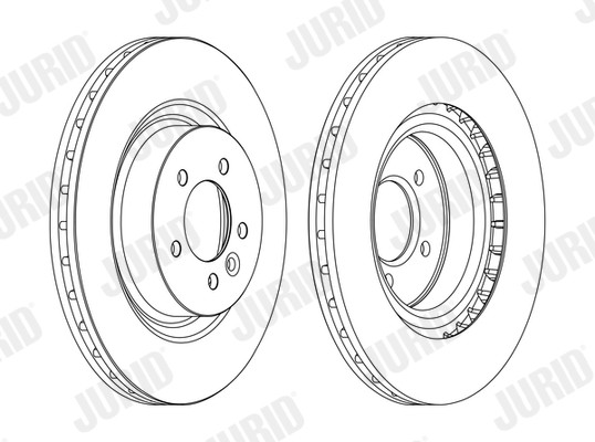 JURID 562654JC Brake Disc for LAND ROVER gallery