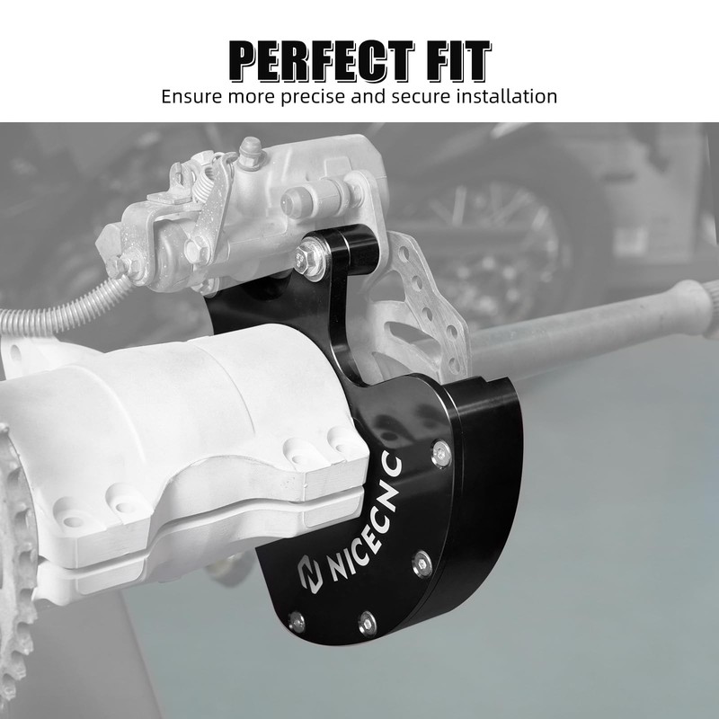 Rear Brake Caliper Bracket Rotor Cover Yamaha Raptor 700 700R 1S3-25721-01-00 gallery