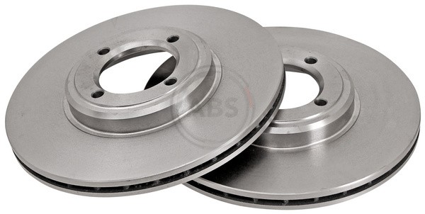 ABS 15313 Front Brake Discs Pair 273mm Vented Fits Peugeot Talbot 504 505 604