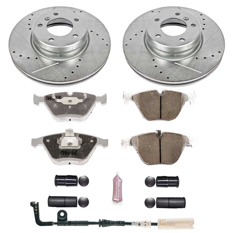 Power Stop for 04-06 BMW 525i Front Z26 Street Warrior Brake Kit