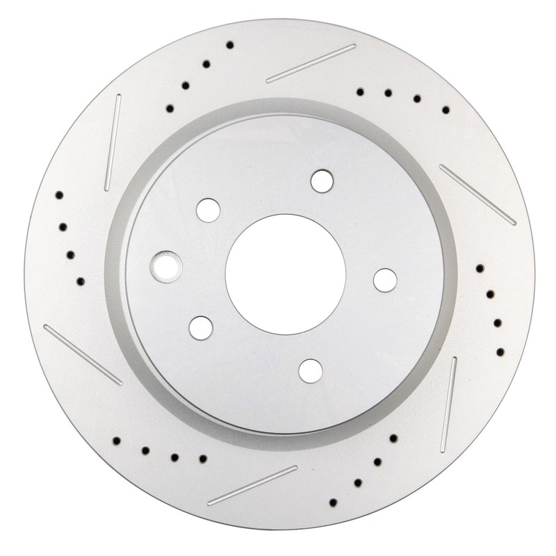 Drilled Front Rear Brake Rotors For Infiniti M37 M56 / Infiniti Q70 QX70 Nissan gallery