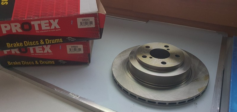 DR653 (Pair) Protex Rear Disc Brake Rotors Suits Subaru 2000-2009