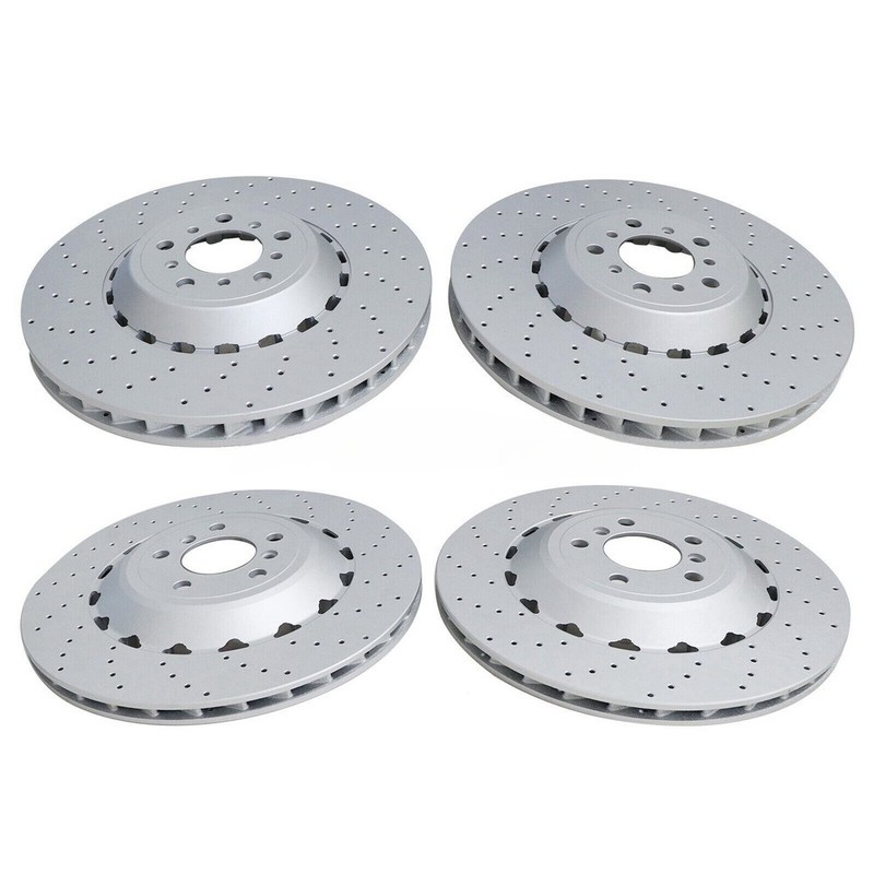 New For BMW F06 F10 F12 M5 M6 Front & Rear Vented & Drilled Disc Brake Rotors US gallery