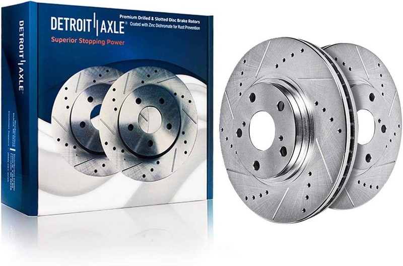 Disc Brake Rotor DETROIT AXLE S-31433×2 (2008 Toyota Camry)