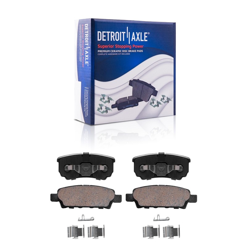 Front Rear Drilled Disc Rotors Brake Pads Calipers for Patriot Compass Avenger gallery