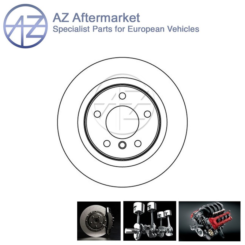 Fits BMW 1 Series 3 1.6 1.8 2.0 D + Other Models AZ Rear 1x Brake Disc