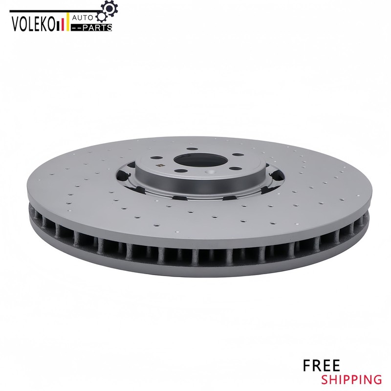 Front Disc Brake Rotor Set 4K0615301S for 2021-2024 Audi RS6 Avant RS7 Sportback gallery