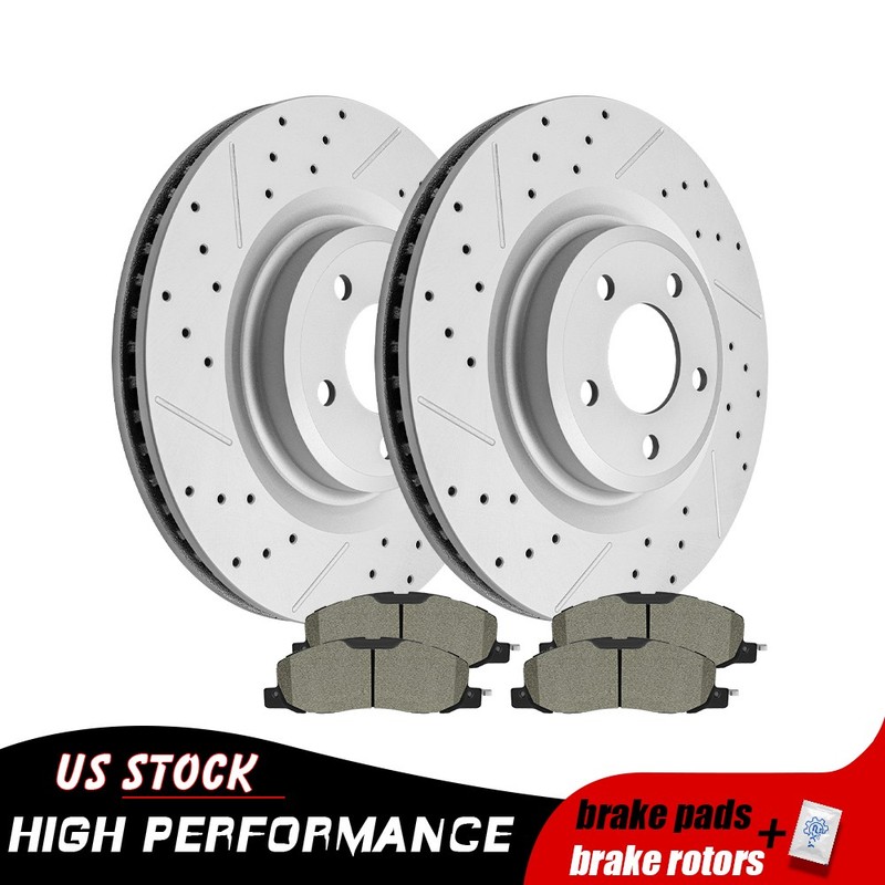 345mm Front Disc Brake Rotors Pads for 2020 – 2025 Ford Explorer Lincoln Aviator