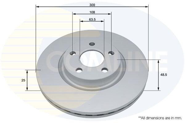 Fits Ford Transit Connect 2015- 1.0 1.5 D dCi 1.6 Ruva Front Brake Disc #1 gallery