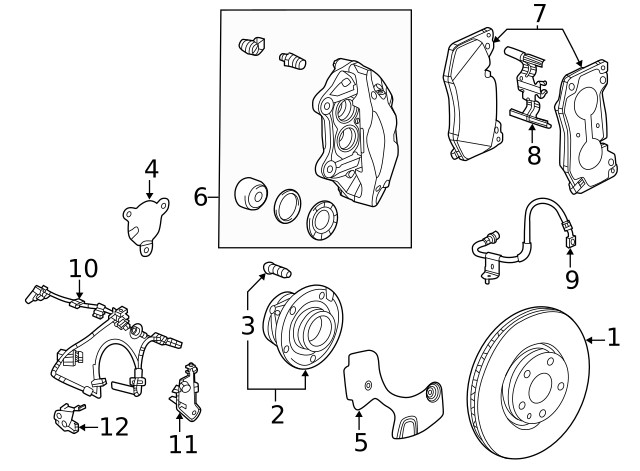 Genuine GM Front Disc Brake Rotor 84714265 gallery