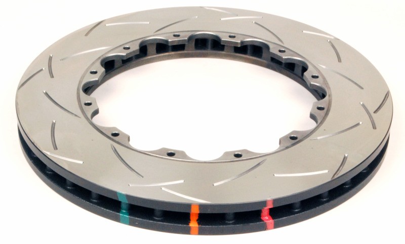 DBA T3 5000 Series Replacement Slotted Rotor w/ Hat Fits 08+ EVO X Front gallery