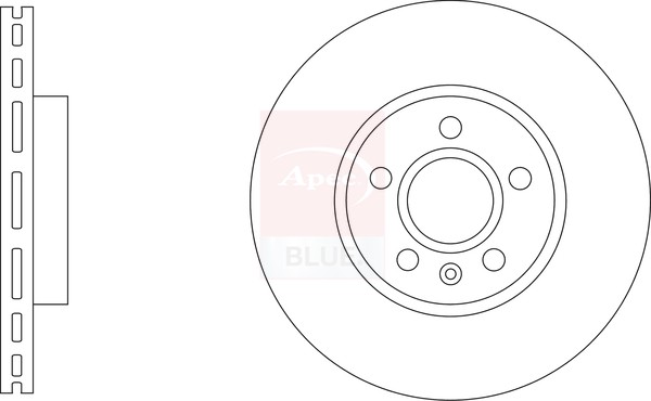 2x Brake Discs Pair Vented fits VOLVO V60 Mk2 2.0 Front 2019 on 296mm Set New gallery