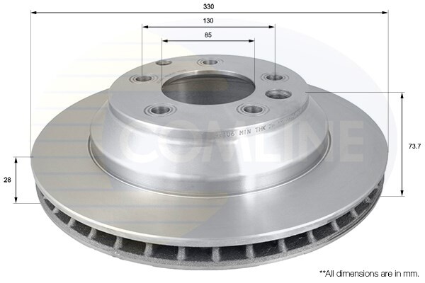 Fits VW Touareg Audi Q7 Porsche Cayenne + Other Models MFD Rear Brake Disc #1 gallery