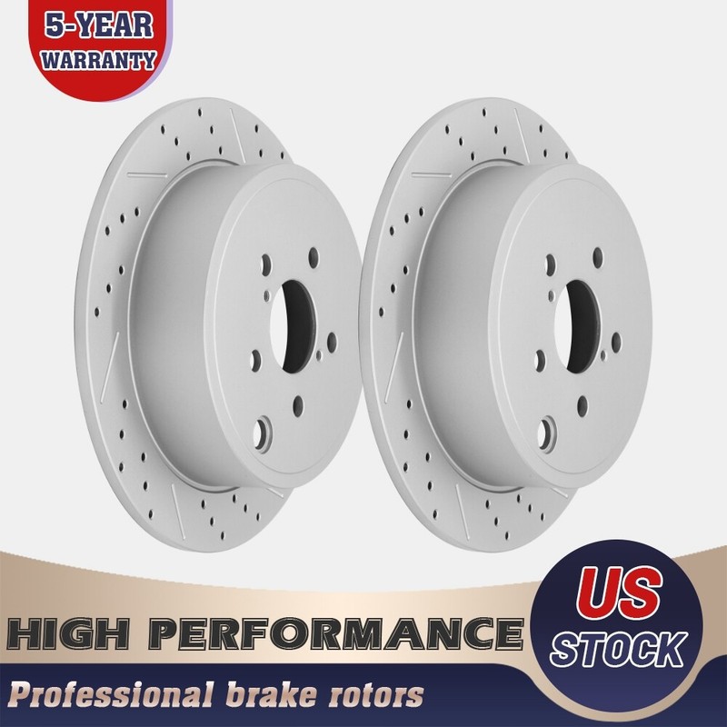 286mm Rear Disc Brake Rotors for Subaru Forester Impreza Legacy Outback BRZ