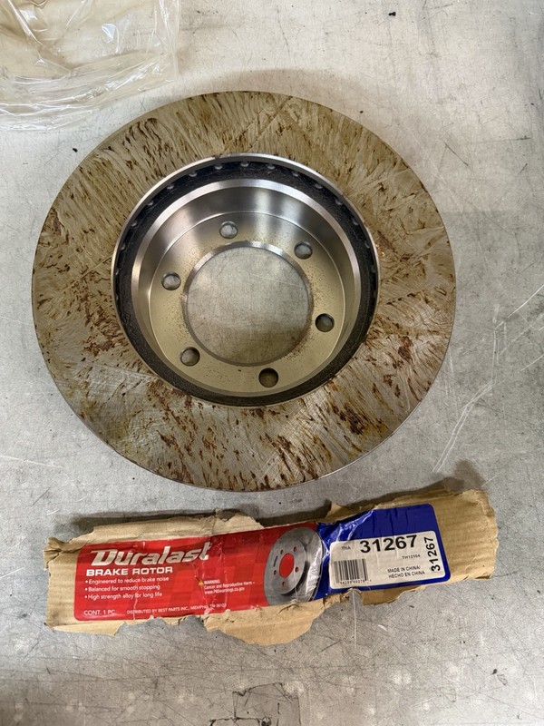 NEW (Blemished) Duralast Brake Rotor PN: 31267
