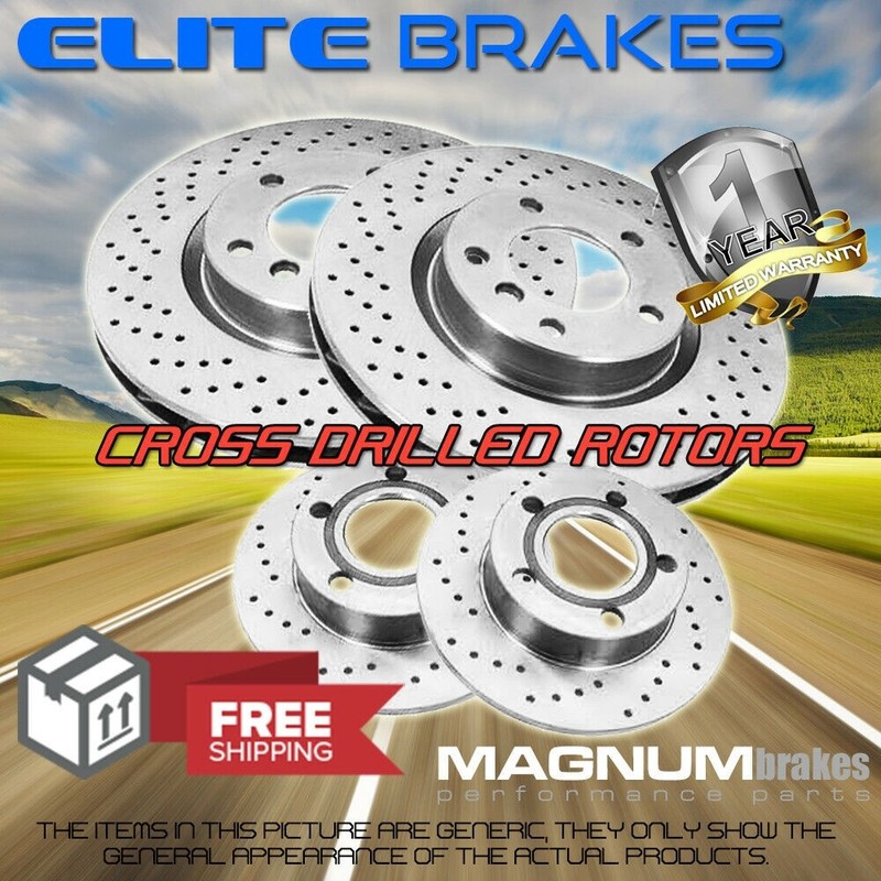 F+R Drilled Rotors for Mercedes Benz C230 288mm non-SP