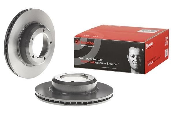 2X Brembo 09.5488.11 Front Vented Brake Discs Fits Land Rover Defender Discovery