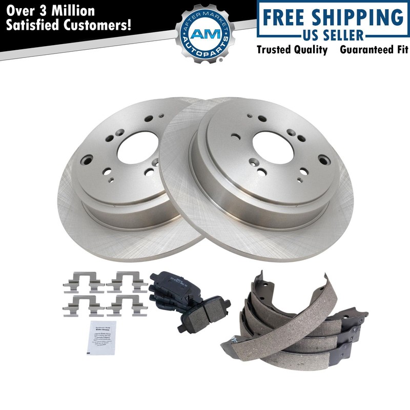Rear Brake Pad & Rotor Kit Fits 01-06 Acura MDX