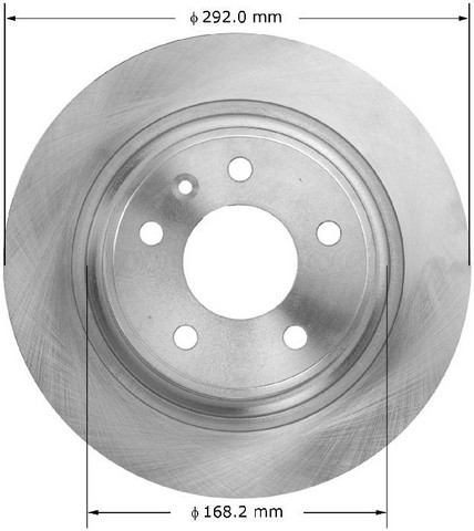 Bendix Premium Drum And Rotor Disc Brake Rotor P N Prt6097