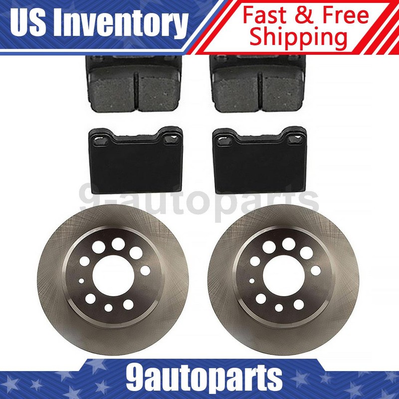 Rear Brake Rotors & Brake Pads For 1975 Volvo 164