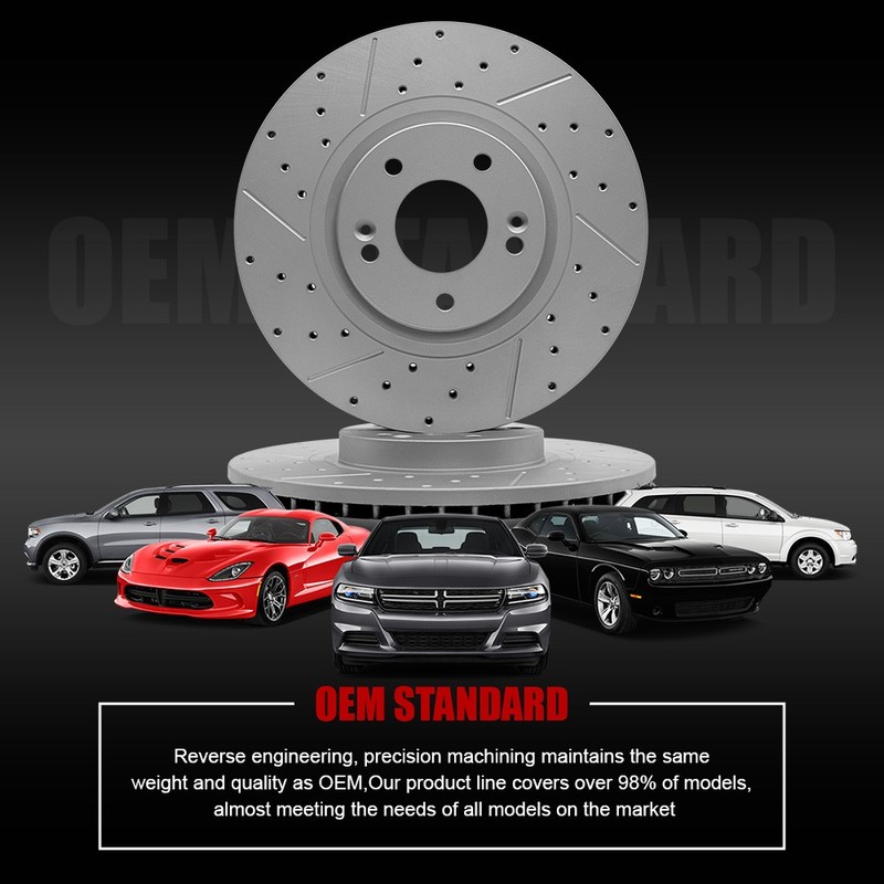 Front Rear Disc Rotors And Brake Pads for Toyota Tundra Sequoia Lexus LX600 gallery