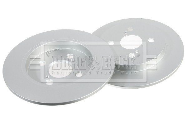 2x Brake Discs Pair Solid Rear 259mm BBD4561 Borg & Beck Set 424310D110 Quality gallery