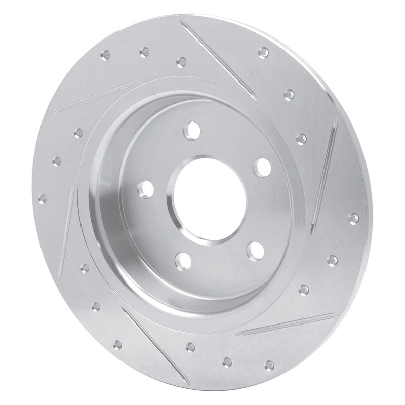For Volvo S40 04-11 DFC Premium Drilled & Slotted Rear Driver Side Brake Rotor gallery