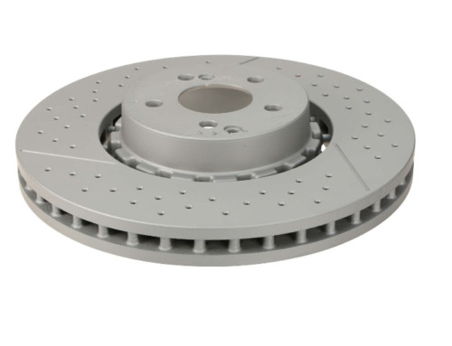 Front Brake Disc Rotors & Brake Pads W/Sensor For Mercedes AMGGT,C63,CLS63,E63 gallery