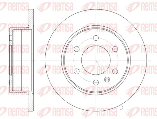 REMSA 61035.00 Brake Disc for Mercedes-Benz, VW gallery