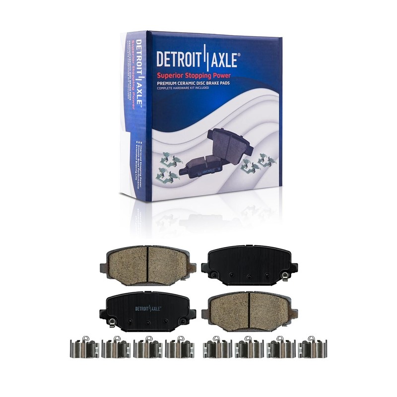 330mm Front Rear 328mm Brake Rotors Ceramic Pads for Volkswagen Routan Ram C/V gallery