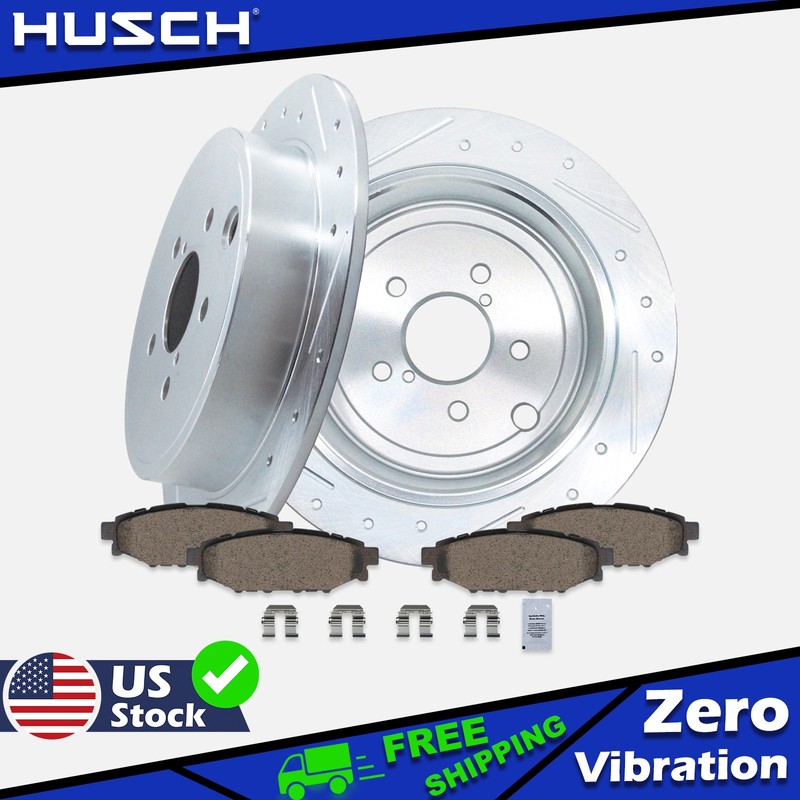 11.26” Rear Brake Rotors Ceramic Pad for Subaru Forester Impreza Legacy Outback