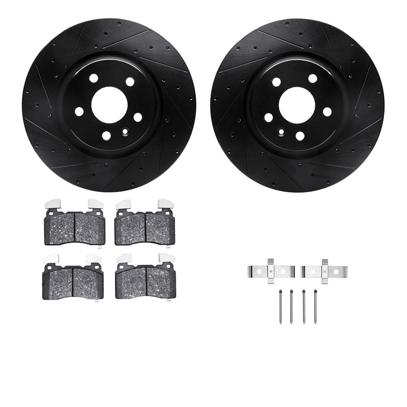 Dynamite Friction Disc Brake Kit for 2012-2013 Tesla S 8612-26002