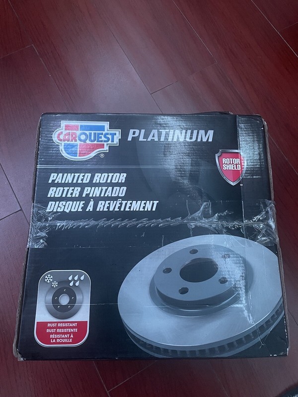 Car Quest Platinum painted Rotor