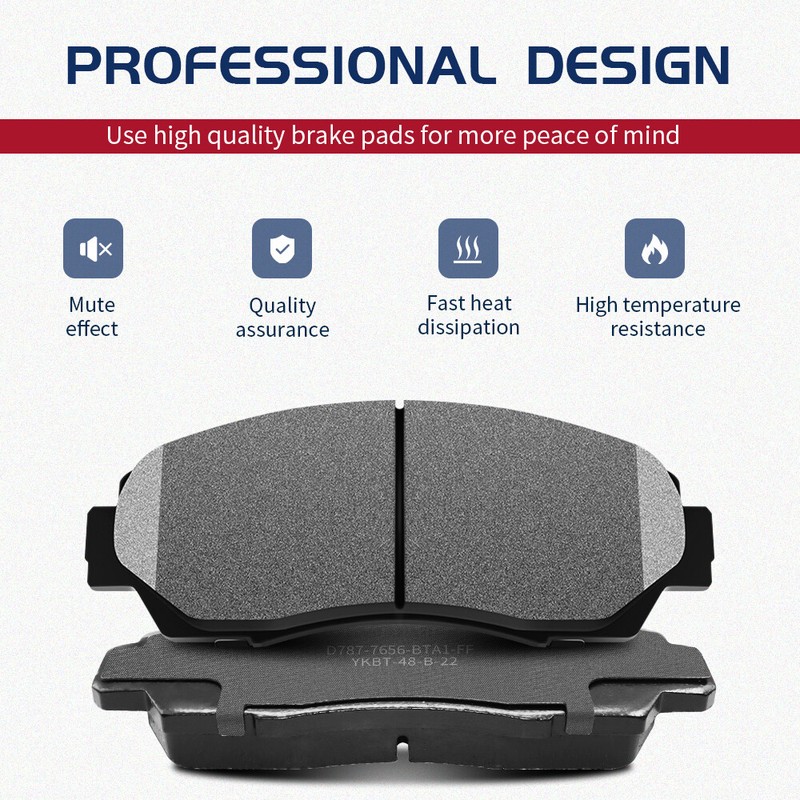Front Rear Disc Rotors Ceramic Brake Pads For GMC Acadia Buick Enclave Traverse gallery